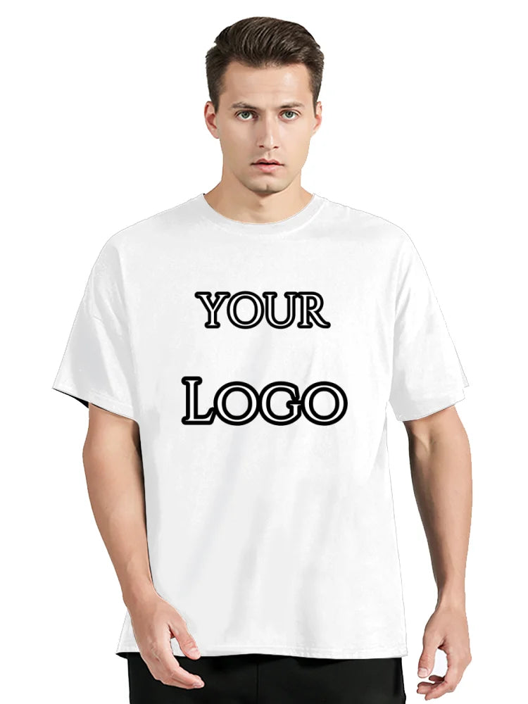Custom T Shirt Make Your Design Logo Text Print T-shirt Cotton Tshirt Personalized Gift Customized Men Women Tees Tops
