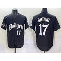 Los Angeles Dodgers #17 Shohei Ohtani Black AmberGomez 2025 LA Gothic Style With 2024 World Series Champions Patch Vapor Premier Limited Stitched Jersey