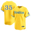 Boston Red Sox #35 Garrett Crochet Player Yellow AmberGomez Limited Home Game Stitched Jerseys1