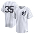 New York Yankees #35 Cody Bellinger White AmberGomez 2024 Home Limited Stitched Jersey