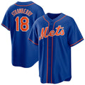 New York Mets #18 Darryl Strawberry Royal AmberGomez Alternate Replica Player Jersey