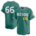 Boston Red Sox #66 Brayan Bello Green AmberGomez 2025 City Connect Limited Stitched Jersey