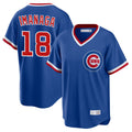 Chicago Cubs #18 Shota Imanaga Player Royal AmberGomez T-shirt Cooperstown Collection Limited Stitched Jerseys