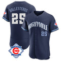 Chicago Cubs #25 Moises Ballesteros Player Navy AmberGomez City Connect 150th Anniversary Limited Elite Home Stitched Jerseys