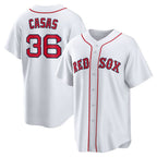 Boston Red Sox #36 Triston Casas White AmberGomez Home Replica Jersey