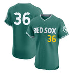 Boston Red Sox #36 Triston Casas Player Green AmberGomez City Connect Limited Elite Home Game Stitched Jerseys1