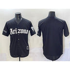 Arizona Diamondbacks Blank Black AmberGomez 'Gothic Desert Fang Edition' Vapor Premier Limited Stitched Jersey