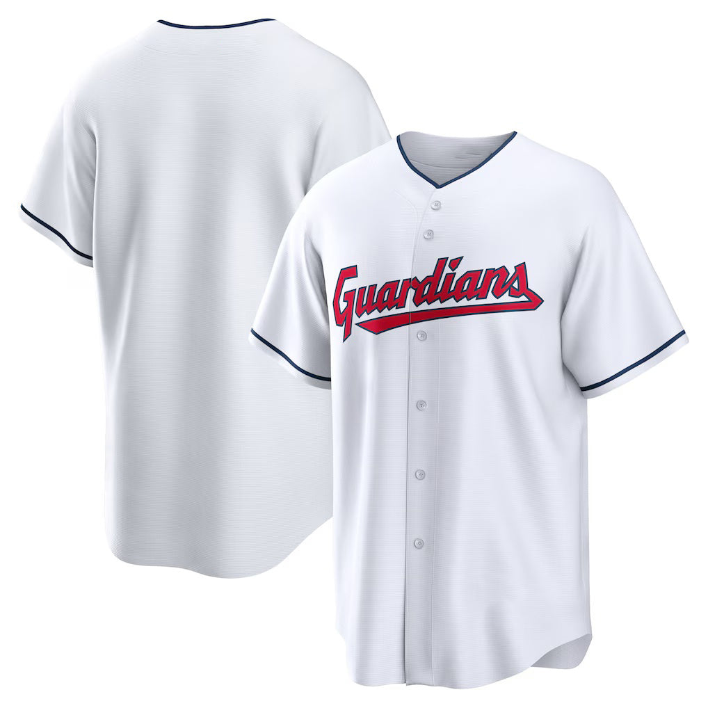 Cleveland Guardians White AmberGomez Home Blank Replica Jersey