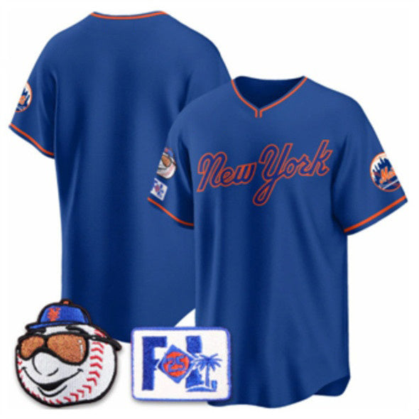 New York Mets Blank Royal AmberGomez 2025 Spring Training Stitched Jersey