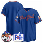 New York Mets Blank Royal AmberGomez 2025 Spring Training Stitched Jersey