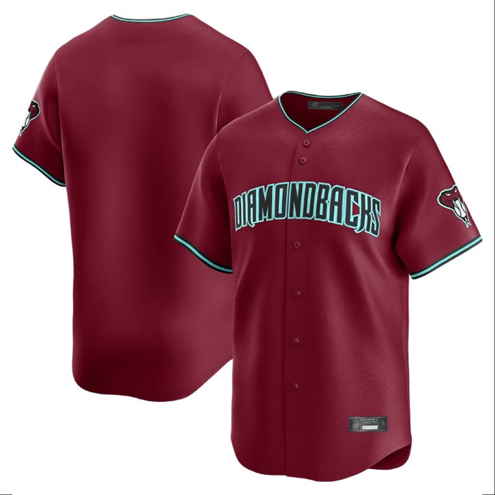 Arizona Diamondbacks Red AmberGomez Limited Home Game Blank Player Stitched Jerseys