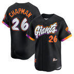 San Francisco Giants #26 Matt Chapman Black AmberGomez Anthracite 2025 City Connect Limited Jersey