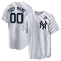 Custom New York Yankees Active Player White AmberGomez 2024 World Series Cool Base Stitched Jersey
