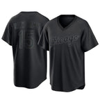Chicago White Sox #15 Sean Newcomb Player Black AmberGomez T-shirt Home Game Stitched Jerseys