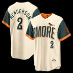 Baltimore Orioles #2 Gunnar Henderson Natural AmberGomez 2026 City Connect Stadium Jersey