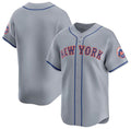 New York Mets Blank 2024 Gray AmberGomez Away Limited Stitched Jersey