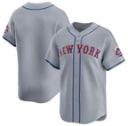 New York Mets Blank 2024 Gray AmberGomez Away Limited Stitched Jersey