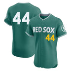 Boston Red Sox #44 Aroldis Chapman Player Green AmberGomez City Connect Limited Elite Home Game Stitched Jerseys1