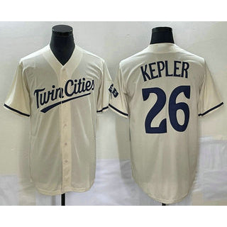 Minnesota Twins #26 Max Kepler Cream AmberGomez 2022 City Connect Cool Base Stitched Jersey