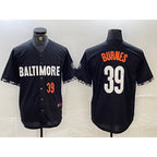 Baltimore Orioles #39 Corbin Burnes Number Black AmberGomez 2023 City Connect Cool Base Stitched Jersey 2