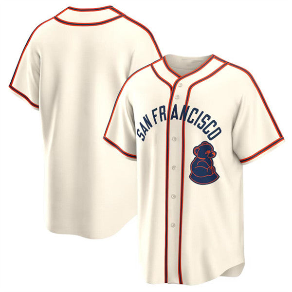 San Francisco Giants Blank Cream AmberGomez 2024 Rickwood Classic Stitched Jersey