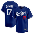 Los Angeles Dodgers #17 Shohei Ohtani Player Royal AmberGomez Limited Home Stitched Jerseys