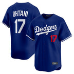 Los Angeles Dodgers #17 Shohei Ohtani Player Royal AmberGomez Limited Home Stitched Jerseys