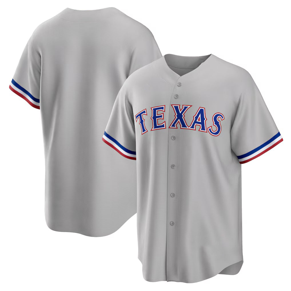 Texas Rangers Gray AmberGomez Road Replica Team Jersey