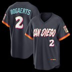 San Diego Padres #2 Xander Bogaerts Obsidian AmberGomez 2026 City Connect Stadium Jersey