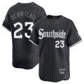 Chicago White Sox #23 Andrew Benintendi Player Black AmberGomez City Connect Limited Home Stitched Jerseys