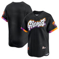 San Francisco Giants Blank Anthracite AmberGomez 2025 City Connect Limited Stitched Jersey