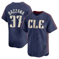 Cleveland Guardians #37 Travis Bazzana Player Navy AmberGomez City Connect Limited Home Stitched Jerseys