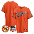 Baltimore Orioles Orange AmberGomez 30th Anniversary of 2131 Home Game Blank Player Stitched Jerseys