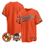 Baltimore Orioles Orange AmberGomez 30th Anniversary of 2131 Home Game Blank Player Stitched Jerseys