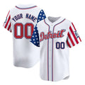 Custom Detroit Tigers ACTIVE PLAYER White AmberGomez 2025 Independence Day Vapor Premier Limited Stitched Jersey