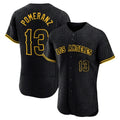 Los Angeles Angels #13 Drew Pomeranz Player Black AmberGomez Snake Skin City Limited Elite Home Stitched Jerseys