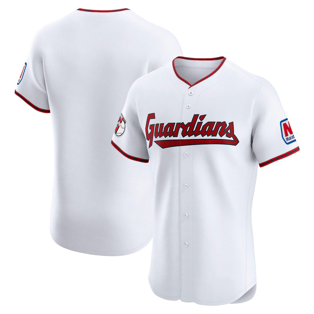 Cleveland Guardians White AmberGomez Home Elite Jersey 2
