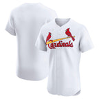 St. Louis Cardinals White AmberGomez Home Elite Jersey