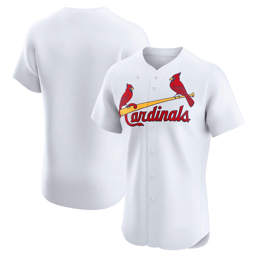 St. Louis Cardinals White AmberGomez Home Elite Jersey