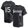 Chicago White Sox #15 Sean Newcomb Player Black AmberGomez City Connect Limited Home Stitched Jerseys