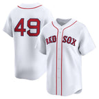 Boston Red Sox #49 Tim Wakefield White AmberGomez Home Limited Player Jersey