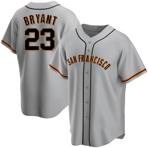 San Francisco Giants #23 Kris Bryant Gray AmberGomez Cool Base Jersey