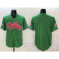 Philadelphia Phillies Blank Green AmberGomez Phanatic Limited Stitched Jersey
