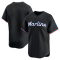 Miami Marlins Black AmberGomez Alternate Limited Jersey