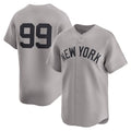 New York Yankees #99 Aaron Judge Gray AmberGomez Road Limited Player Jersey