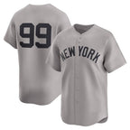 New York Yankees #99 Aaron Judge Gray AmberGomez Road Limited Player Jersey