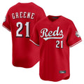 Cincinnati Reds #21 Hunter Greene Player Red AmberGomez Home Limited Stitched Jerseys