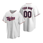 Custom Minnesota Twins White AmberGomez Stitched Cool Base Home Jersey