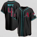 Arizona Diamondbacks #4 Ketel Marte Black AmberGomez 2024 Cool Base Stitched Jersey