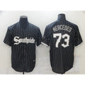 Chicago White Sox #73 Yermin Mercedes City Edition Black AmberGomez Game 2021 Jerseys